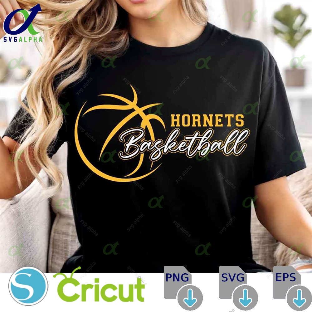 Hornets Svg Png Hornets Basketball Svg Hornets Mascot Basketball Clipart Cricut Cut Files Basketball Cheer Shirt